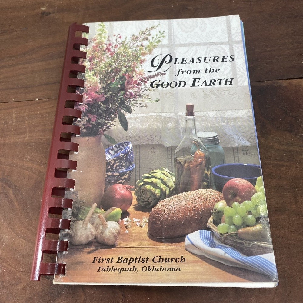 Tahlequah Oklahoma First Baptist Church 1998 Community Cookbook Spiral Bound